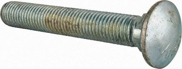 Value Collection - 3/4-10 UNC 5" Length Under Head, Standard Square Neck, Carriage Bolt - Grade 5 Steel, Zinc-Plated Finish - A1 Tooling