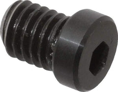 Mitee-Bite - 3/8-16, 1/2" Length, Carbon Steel, Black Oxide Finish, Cam Clamp Screw - 3/16" Drive, Use with Mitee-Bite Fixture Clamps - A1 Tooling