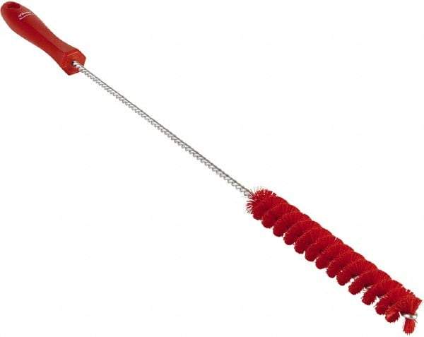 Vikan - 3/4" Diam Polyester Valve Brush - 19-5/8" OAL, 5-3/4" Head Length, Polypropylene & Stainless Steel Handle - A1 Tooling