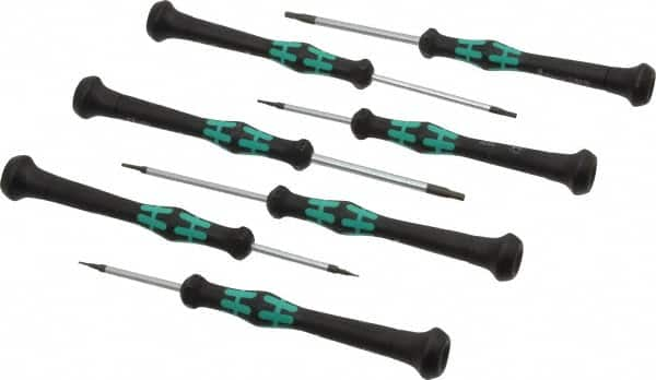 Wera - 7 Piece, 0.7 to 3mm Hex Driver Set - Comes in Cardboard Box - A1 Tooling