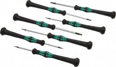 Wera - 7 Piece, 0.7 to 3mm Hex Driver Set - Comes in Cardboard Box - A1 Tooling