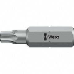 Wera - 1/4" Drive T20 Torx Screwdriver Bit - 1" OAL, Insert Bit - A1 Tooling