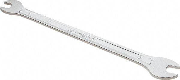 Facom - 8mm x 9mm Standard Extra Thin Open End Wrench - 6-57/64" OAL, Double End, Satin Finish, 15° Head Angle - A1 Tooling