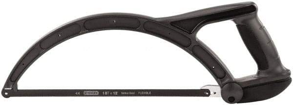 Stanley - 12" Hacksaw - 4" Throat Depth, High Impact Polypropylene Handle, Closed Grip Handle - A1 Tooling