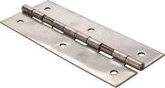 Value Collection - 5" Long x 2" Wide x 0.05" Thick, Closing Spring Hinge - Stainless Steel - A1 Tooling