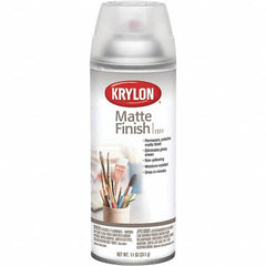 Krylon - Clear, Matte, Acrylic Enamel Spray Paint - 15 to 20 Sq Ft per Can, 16 oz Container - A1 Tooling