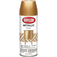 Krylon - Brass (Color), Gloss, Metallic Spray Paint - 12 oz Container - A1 Tooling