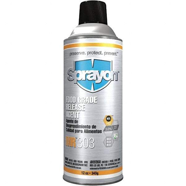 Sprayon - 16 Ounce Aerosol Can, Clear, General Purpose Mold Release - Food Grade, Silicone Composition - A1 Tooling