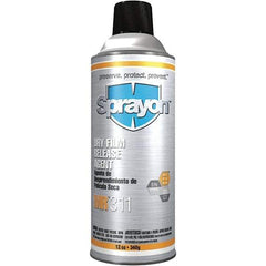 Sprayon - 16 Ounce Aerosol Can, White, General Purpose Mold Release - Dry Film Composition - A1 Tooling