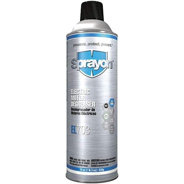 Sprayon - 19 Ounce Aerosol Electrical Grade Cleaner/Degreaser - Nonflammable - A1 Tooling