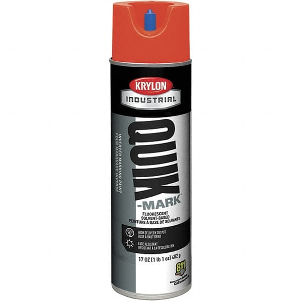 Krylon - 20 fl oz Red Marking Paint - 50 to 60 Sq Ft Coverage, Solvent-Based Formula - A1 Tooling