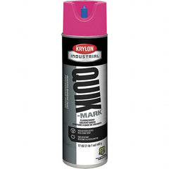 Krylon - 20 fl oz Pink Marking Paint - 50 to 60 Sq Ft Coverage, Solvent-Based Formula - A1 Tooling