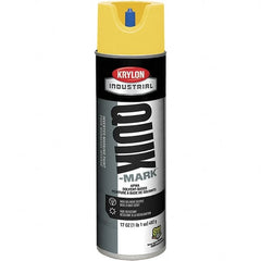 Krylon - 20 fl oz Yellow Marking Paint - 50 to 60 Sq Ft Coverage, Solvent-Based Formula - A1 Tooling