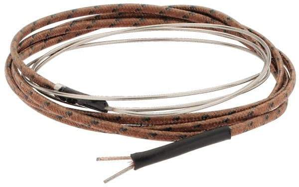 Thermo Electric - 0 to 1600°F, J Flexible, Thermocouple Probe - 3 Ft. Cable Length, Stripped Ends, 25 Inch Probe Sheath Length, 3 Sec Response Time - A1 Tooling