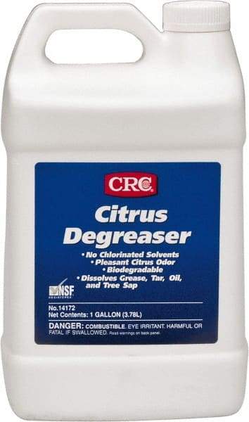 CRC - 1 Gal Bottle Cleaner/Degreaser - Liquid, Citrus & Petroleum Distillate, Citrus - A1 Tooling