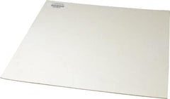 Made in USA - 12" Long, 12" Wide, 1/16" Thick, Silicone Rubber Foam Sheet - 45 to 55 Durometer, White, -20 to 500°F, 640 psi Tensile Strength, Adhesive Backing, Stock Length - A1 Tooling