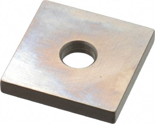 Mitutoyo - 0.143" Square Steel Gage Block - Accuracy Grade 0, Includes Certificate of Inspection - A1 Tooling