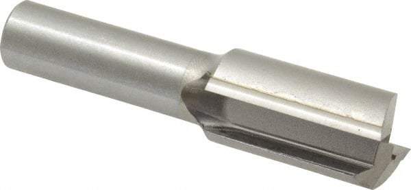 Amana Tool - 3/4" Diam, 1/2" Shank Diam, 1-1/4" Length of Cut, 2 Flute Straight Router Bit - 2-7/8" Overall Length, Carbide Tipped - A1 Tooling