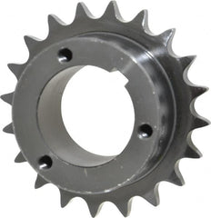 Browning - 20 Teeth, 5/8" Chain Pitch, Chain Size 50, Bushed Roller Chain Sprocket - 4" Pitch Diam, 4.32" Outside Diam - A1 Tooling