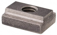 Gibraltar - 1/4-20 Blind Tapped T Slot Nut - 5/16" Slot Width, 1/2 x 11/64" Base Width x Height, 9/16 x 1/4" OAL x Height - A1 Tooling