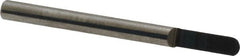 Accupro - 1/8 Inch Diameter, 1-1/2 Inch Overall Length, 3/8 Inch Split Length, Solid Carbide, Full Radius Split End Carbide Blank - Single End - A1 Tooling