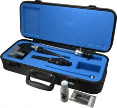 Gradient Lens - 0.073 Inch Diameter x 5 Inch Long Scope, 25x Magnification, Rigid Borescope Kit - Exact Industrial Supply