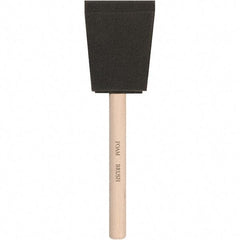 Krylon - 3/8" Flat Foam Foam Paint Brush - 2" Bristle Length, 4" Wood Pole-Mount Handle - A1 Tooling