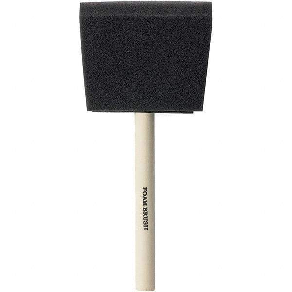 Rubberset - 3" Flat Foam Foam Paint Brush - Wood Pole-Mount Handle - A1 Tooling