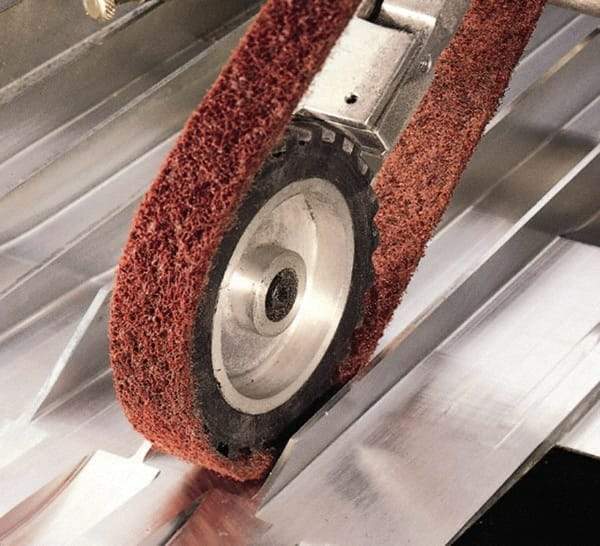 3M - 1" Wide x 72" OAL, Aluminum Oxide Abrasive Belt - Aluminum Oxide, Coarse, Nonwoven, Series SC-BL - A1 Tooling