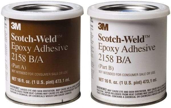 3M - 1 Gal Can Two Part Epoxy - 120 min Working Time, 2,000 psi Shear Strength, Series 2158 - A1 Tooling