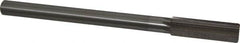 Interstate - 19.5mm High Speed Steel 8 Flute Chucking Reamer - Straight Flute, Straight Shank, 2-1/2" Flute Length, 9-1/2" OAL - A1 Tooling