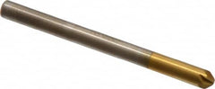 Melin Tool - 1/8" Head Diam, 1/8" Shank Diam, 6 Flute 90° Cobalt Countersink - A1 Tooling