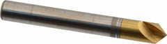 Melin Tool - 1/4" Head Diam, 1/4" Shank Diam, 1 Flute 90° Cobalt Countersink - A1 Tooling