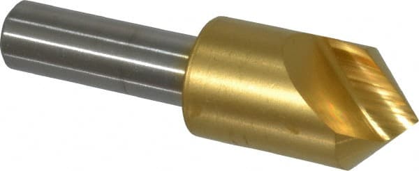 Melin Tool - 5/8" Head Diam, 3/8" Shank Diam, 1 Flute 90° Cobalt Countersink - A1 Tooling