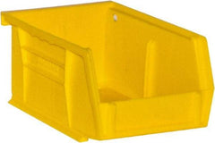 Durham - 5-7/16" Deep, Yellow Plastic Hang and Stack Bins - 3" High x 4-3/16" Wide x 5-7/16" Long - A1 Tooling