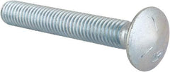 Value Collection - 7/16-14 UNC 3" Length Under Head, Standard Square Neck, Carriage Bolt - Grade 5 Steel, Zinc-Plated Finish - A1 Tooling