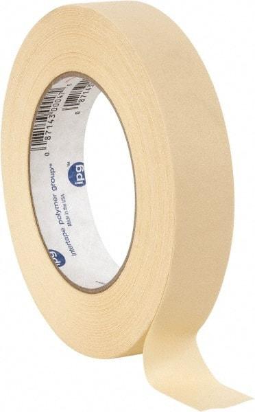 Intertape - 1" Wide x 60 Yd Long Tan Paper Masking Tape - Series PG5, 6.3 mil Thick, 25 In/Lb Tensile Strength - A1 Tooling