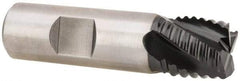 Hertel - 5/8" Diam, Coarse Pitch, 2-1/2" LOC, 4 Flute Cobalt Roughing Square End Mill - TiAlN Finish, 4-5/8" OAL, 5/8" Shank Diam, Single End, Centercutting, 30° Helix - A1 Tooling