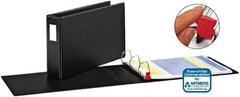 Cardinal - 3" Sheet Capacity, 11 x 17", Non-View Ring Binder - Vinyl, Black - A1 Tooling