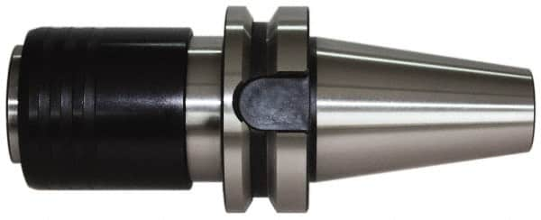 Accupro - BT40 Taper Shank Rigid Tapping Adapter - #0 to 7/8" Tap Capacity, 91mm Projection, Size 2 Adapter, Quick Change, Through Coolant - Exact Industrial Supply