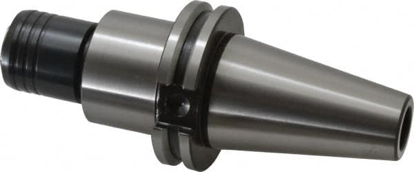 Accupro - CAT40 Taper Shank Rigid Tapping Adapter - #0 to 9/16" Tap Capacity, 87.5mm Projection, Size 1 Adapter, Quick Change, Through Coolant - Exact Industrial Supply