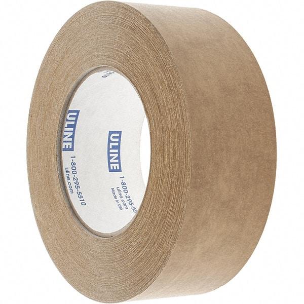 Made in USA - 2" x 60 Yd Tan Rubber Adhesive Sealing Tape - Paper Backing, 7 mil Thick - A1 Tooling