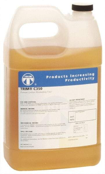 Master Fluid Solutions - Trim C350, 1 Gal Bottle Grinding Fluid - Synthetic, For Machining - A1 Tooling