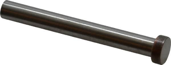 Dayton Lamina - 3/8" Head Diam, 1/4" Shank Diam, Basic Head, A2 Grade Tool Steel, Solid Mold Die Blank & Punch - 1/8" Head Height, 2-1/4" OAL, Blank Punch, Regular (KPB) Series - A1 Tooling