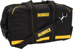 DeWALT - 9 Pocket Black & Yellow Polyester Tool Bag - 24" Wide x 12" Deep x 12" High - A1 Tooling