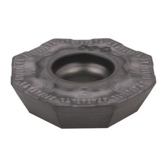 Iscar - OFCT07T3 16 Grade IC908 Carbide Milling Insert - TiAlN Finish, 0.1772" Thick, 18mm Inscribed Circle, 1mm Corner Radius - A1 Tooling