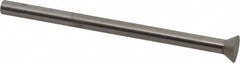 Dayton Lamina - 0.225" Head Diam, 1/8" Shank Diam, Quill Head, High Speed Steel Solid Mold Die Blank & Punch - 60° Head Angle, 0.0875" Head Height, 2" OAL, Blank Punch, KWX Series - A1 Tooling