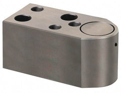 Dayton Lamina - 1/2" Shank Diam, 2-1/4" Base Length x 1-1/4" Base Width x 1-1/4" Base Height, 3/8-16 Thread, Alloy Steel Mold Punch Retainer - 5/16" Dowel Diam, 31/32" Length Between Dowel & Screw, 1-1/2" Thread Length, Ball Lock, Light Duty (LRE) Series - A1 Tooling