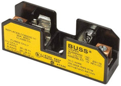 Cooper Bussmann - 2 Pole, 10 to 14 AWG, 480 VAC/VDC, 30 Amp, DIN Rail Mount Fuse Block - 3 Inch Long x 1.63 Inch Wide x 1.22 Inch High Block - A1 Tooling