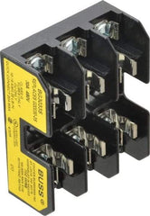 Cooper Bussmann - 3 Pole, 10 to 14 AWG, 480 VAC/VDC, 30 Amp, DIN Rail Mount Fuse Block - 3 Inch Long x 2.38 Inch Wide x 1.22 Inch High Block - A1 Tooling